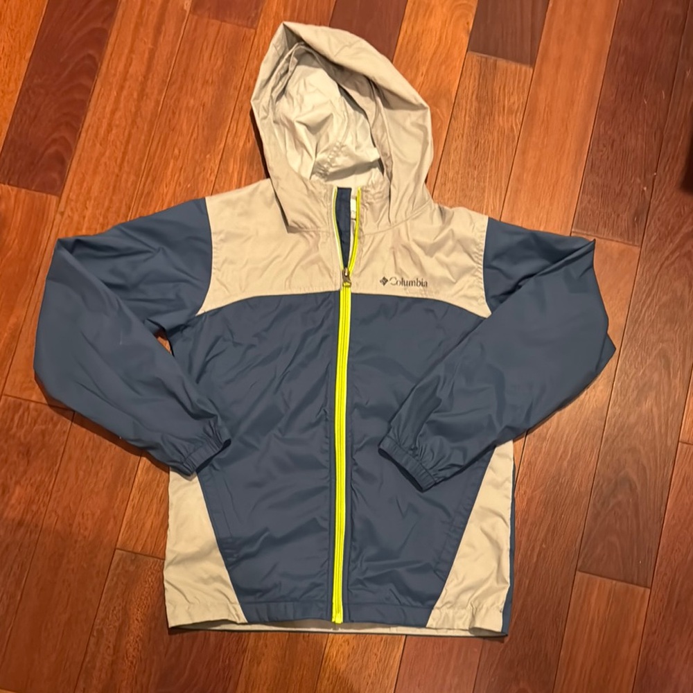 Columbia Kids Raincoat - Blue and Cream